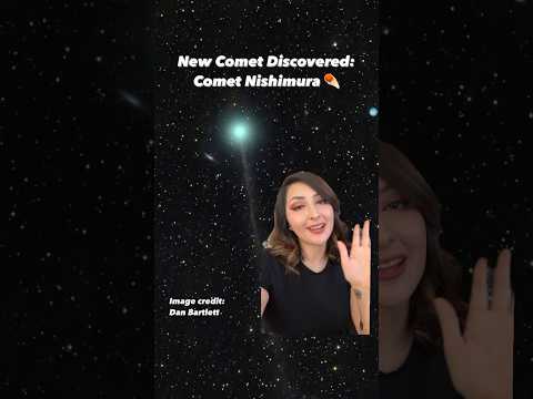 New Discovery: Comet Nishimura ☄️ Exciting Discovery by an Amateur Astronomer #comet