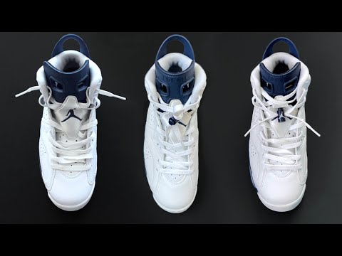 3 WAYS HOW TO LACE NIKE AIR JORDAN 6 Laces Styles