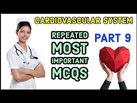 RRB 2024 Staff Nurse Exam Questions and answers part 9 Cardiovascular system