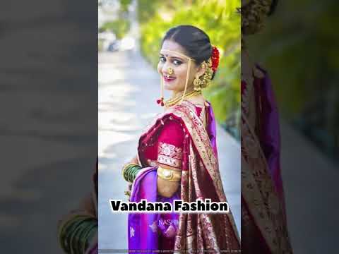 Marathi Saree with Theme Based Blouse Designs- Wedding Collections By Vandana fashion #shorts