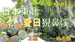 日本東北｜岩手縣｜猊鼻溪上集｜毘沙門窟｜兩岸峽谷的壯麗景色｜新幹線一之關車站｜JR大船渡線｜罐罐的日本10天自由行紀錄｜