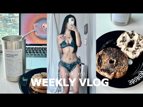 Vlog | Preparing For Body Profile (korean girl Diet Vlog, meal plan for the week )