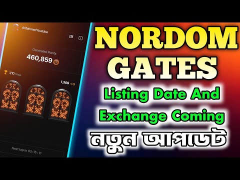 Nordom Gates Telegram Mini App | Nordom Gates Airdrop | Nordom Exchange | Nordom Gates Listing Date