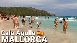 🇪🇦BEACH walk in Cala AGULLA🏖 MALLORCA | Spain 2023 | Cala Ratjada 4K