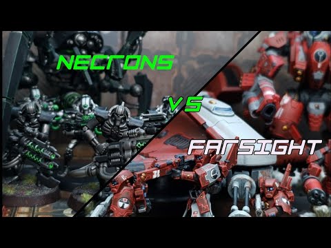 Farsight Enclaves vs Necrons 1000pts