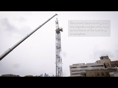 Construction milestone achieved in building of Garry Hurvitz Brain Sciences Centre