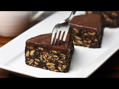 Chocolate cake. No bake and easy to make.