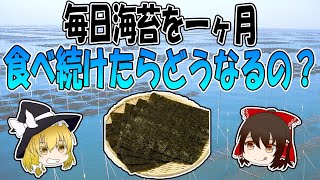 健康ヘルシーな海苔で命の危険も！？1ヶ月毎日食べ続けたら？