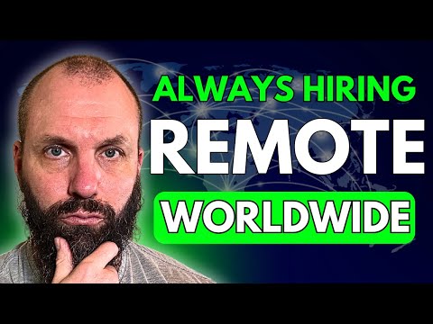 6 Remote Jobs Always Hiring Worldwide!