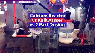 Kalkwasser vs 2 Part Dosing vs Calcium Reactor for your reef tank