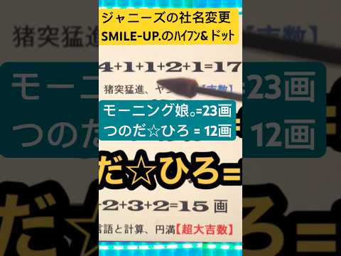 ジャニーズ社名変更は小文字で「smile-up.」にすべき