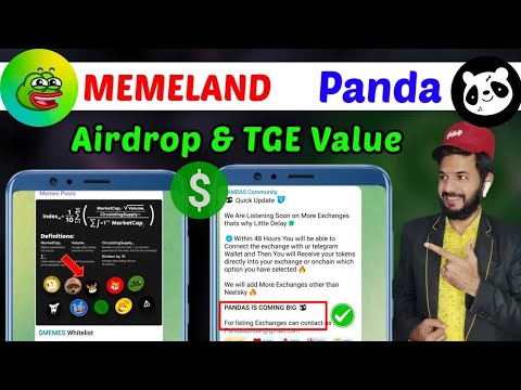 Memeland Airdrop & Panda Airdrop ｜ Seed Update｜ $MEMES Token TGE & $PANDA Token TGE Airdrop