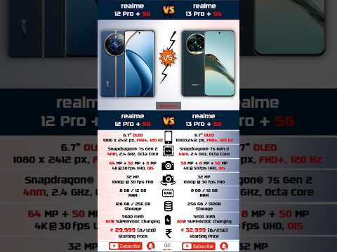 realme 12 Pro Plus Vs realme 13 Pro Plus | #shorts