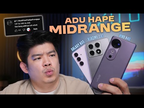 Hape Rp 5-6 Jutaan Terbaik?! Xiaomi 14T vs vivo V40 vs Samsung Galaxy A55