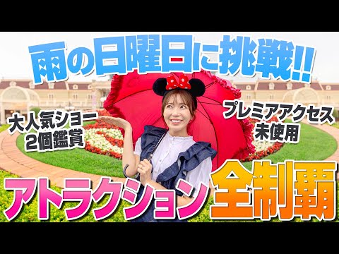 【休日でも大満喫】雨の日のディズニーランドでアトラクション全制覇