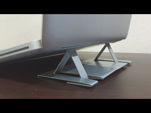 DIY Light and Compact Foldable Laptop Stand - Howto Tutorial