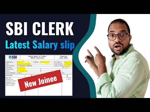 SBI Clerk Salary after 12th Bipartite | New Joinee Latest Salary slip 2024