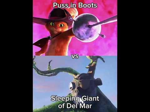 Puss in Boots vs Sleeping Giant of Del Mar (Puss in Boots: The Last Wish)