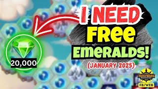 Free 20k Emeralds from January Mysterious Island Map | Hero Wars Dominion Era