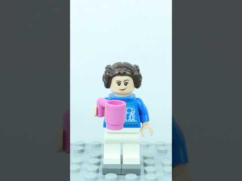 Princess Leia Ugly Sweater Minifigure from LEGO Star Wars 2024 Advent Calendar (75395) #lego