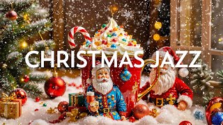 Christmas Jazz Fusion 🎄 Soft Instrumental Holiday Music for a Festive Coffee Shop Atmosphere