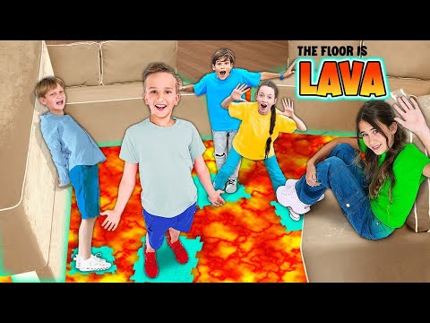 EXTREME THE FLOOR IS LAVA CHALLENGE