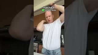 AMAZING HAIR HACK 🔥 #hair #hairstyle #funny #youtubeshorts #shorts #bald