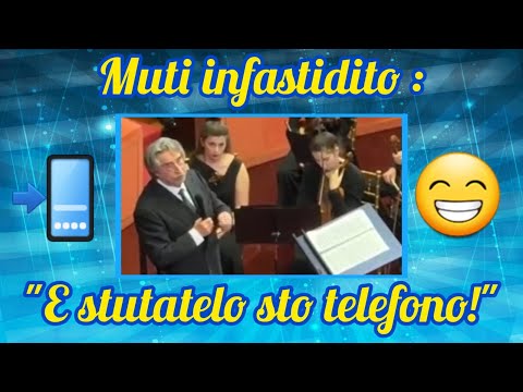 Durante il Concerto di Natale al Senato squilla un telefono e Muti sbotta!