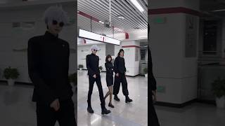 Gojo, shoko and geto#shorts#jujutsukaisen#jjk#gojo#geto#shoko#cosplay#anime#douyin#viralvideo