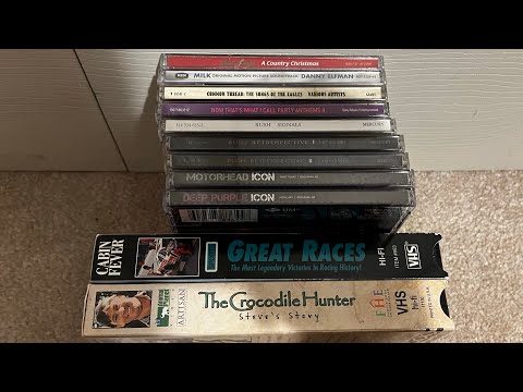 Big VHS/CD Update Video For 10/9/2024 (Plus Some Media I Recently Got In The Mail)