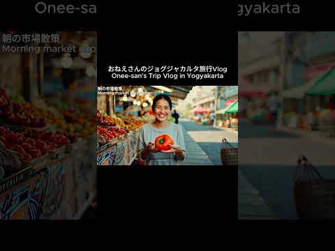 Onee-san's Trip Vlog in Yogyakarta #shorts #Indonesia #HiroyukiAI