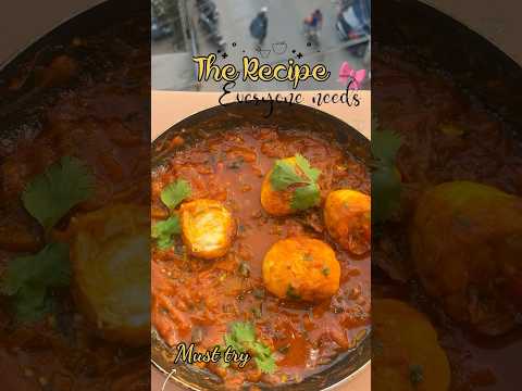 This recipe is everything 🥗#shorts #eggcurryrecipe #foodie #ytshorts #trendingshorts #feedshorts