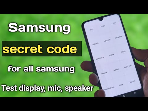 samsung secret code for all samsung phones | test display, speaker, touch