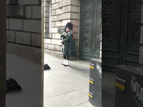 Scottish Bagpiper Serenade: Tradition in Sound  #scottishheritage #bagpipes #scotland #tradition