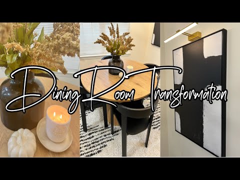 DINNING ROOM TRANSFORMATION | CLEAN & DECORATE WITH ME | MODERN HOME DECOR | MIKA MARIE