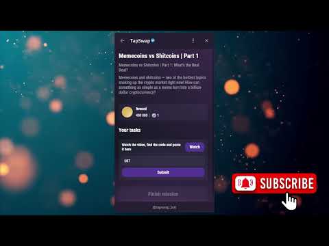 Memecoins vs Shitcoins | Part 1 | Tapswap Code