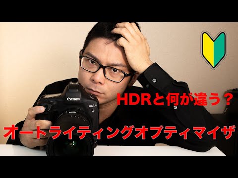 輝度差を埋めろ！【オートライティングオプティマイザ】HDRとの使い分けは？