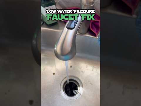 Low Water Pressure Kitchen Faucet Fix #faucet #kitchen #waterpressure #lowwaterpressure #diy