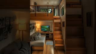 Dreamy Minimalist Tiny Home Tour #naturelovers #ytstudio #cabincrew