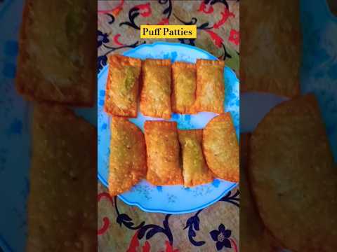 Puff Patties #food #cooking #shorts #ytshorts #subscribe #aliyaskitchen