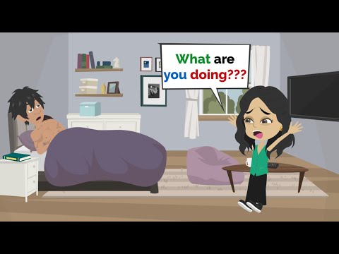 Nora's Dad is cheating | Easy English conversation practice | Nora English