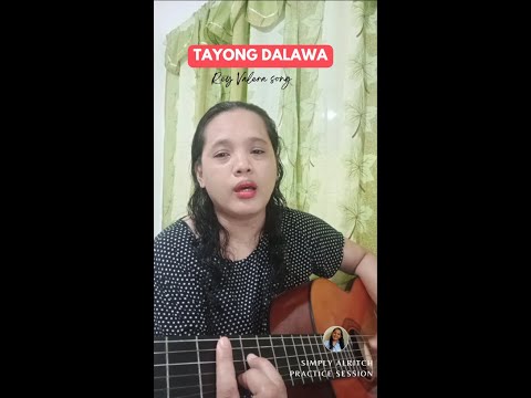 Tayong Dalawa Acoustic Cover | Simply AlRitch Covers | A Rey Valera Song #opmclassic #lovesongs #opm