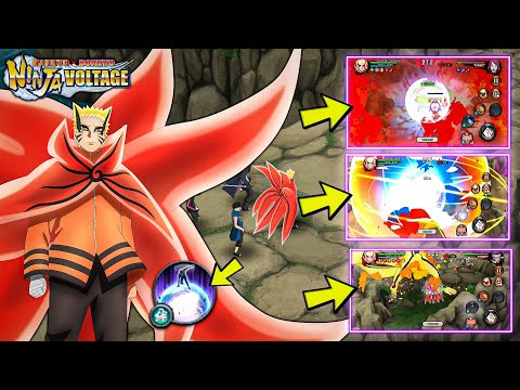 NxB NV : How To Survive EX Ultimates With Baryon Mode Naruto 🔥 Baryon Mode Naruto Vs EX Ultimates