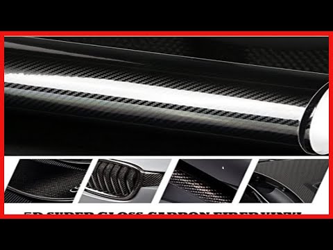 Auto Accessories 5D Glossy Carbon Fiber Wrap Vinyl Film Car Interior Wrap Stickers