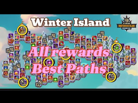 Hero Wars Winter Island December Best Path All Rewards Unlocked