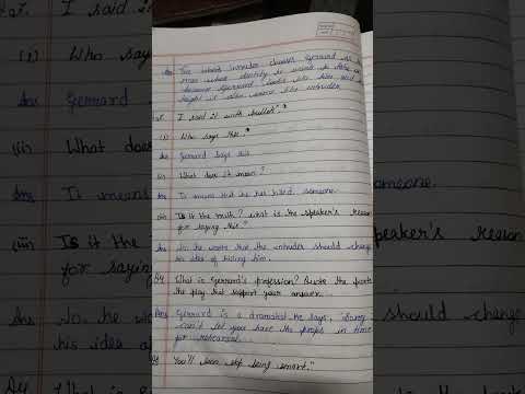 Class 9 chapter 11 if I were you english beehive book cbse #viralvideos #viralshorts