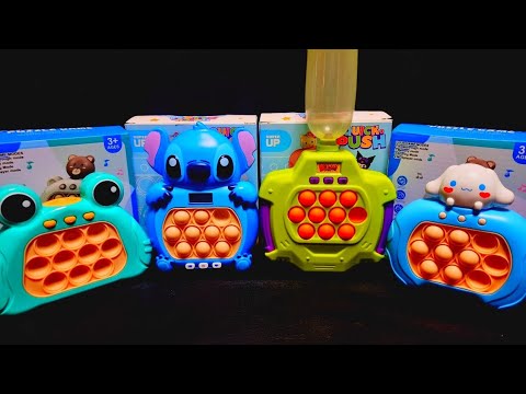 2 Minutes Satisfying with Playing Push Game Pop It Eletrônico Fidget Toy ASMR No Talking