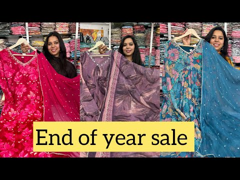 💥End Of Year Sale Is Live 🎊🎉Chinnon, Organza, Aliya Cut, Straight Suits Available 🥳