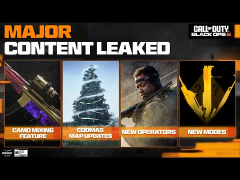 MAJOR Black Ops 6 Content Has LEAKED... (Camo Mixing, Big Modes, Features, & MORE!)