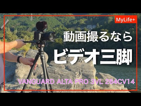 【Review】VANGUARD ALTA PRO 3VL 264CV14 ／ 動画を撮るならやっぱりビデオ三脚！ 軽量コンパクトでありながら頑丈で高品質。初心者にもおすすめの三脚です。